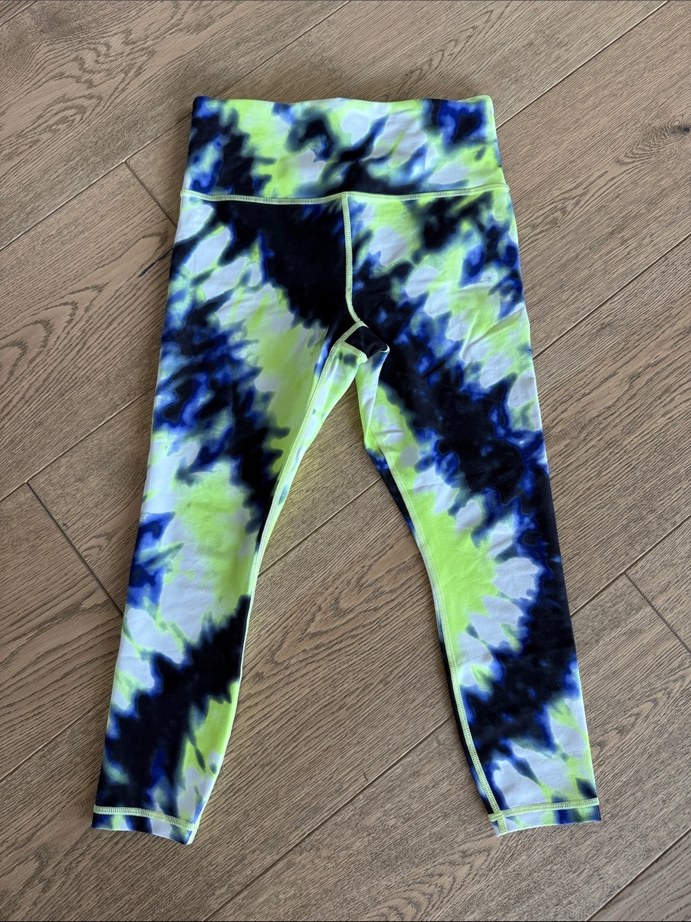 Athleta Women’s Neon Tie-Dye Capri Leggings